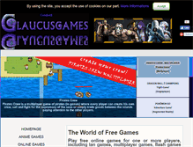 Tablet Screenshot of glaucusgames.com